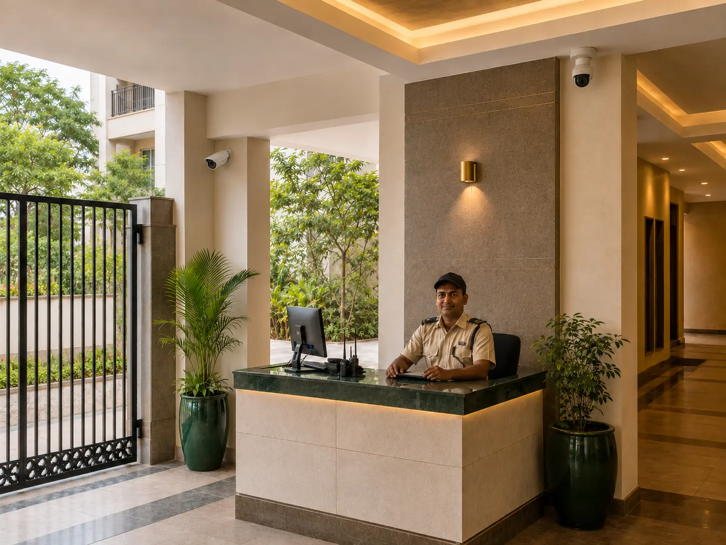 CCTV Security at Megastone Horizon — representative visual